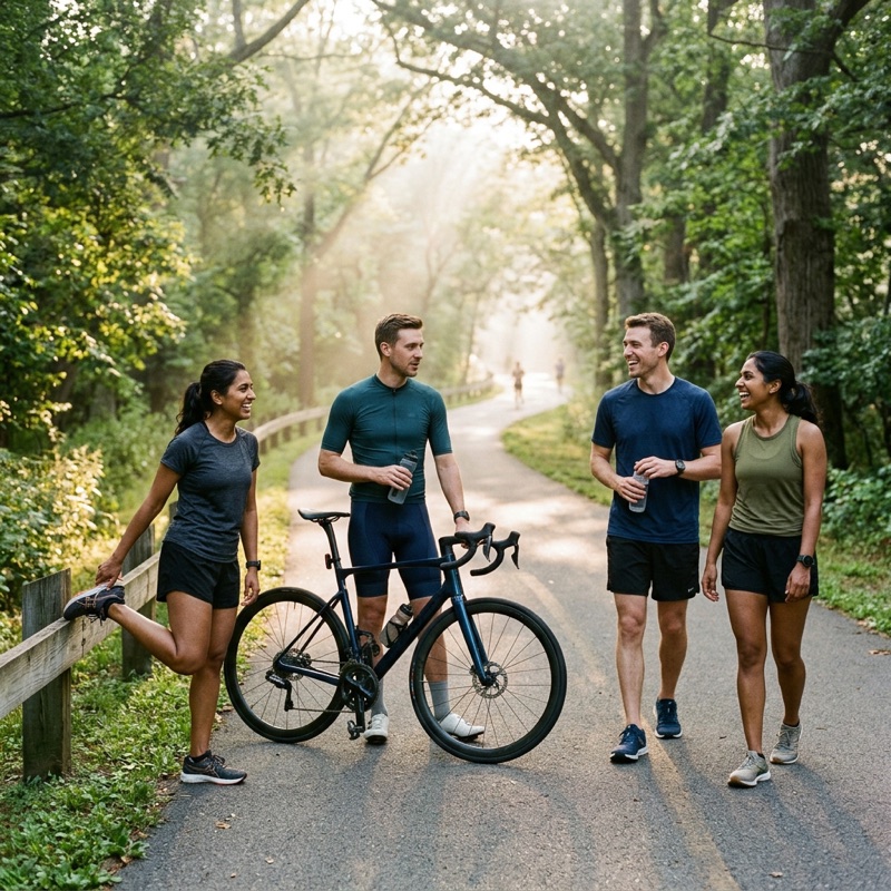 Small World Running Club runners