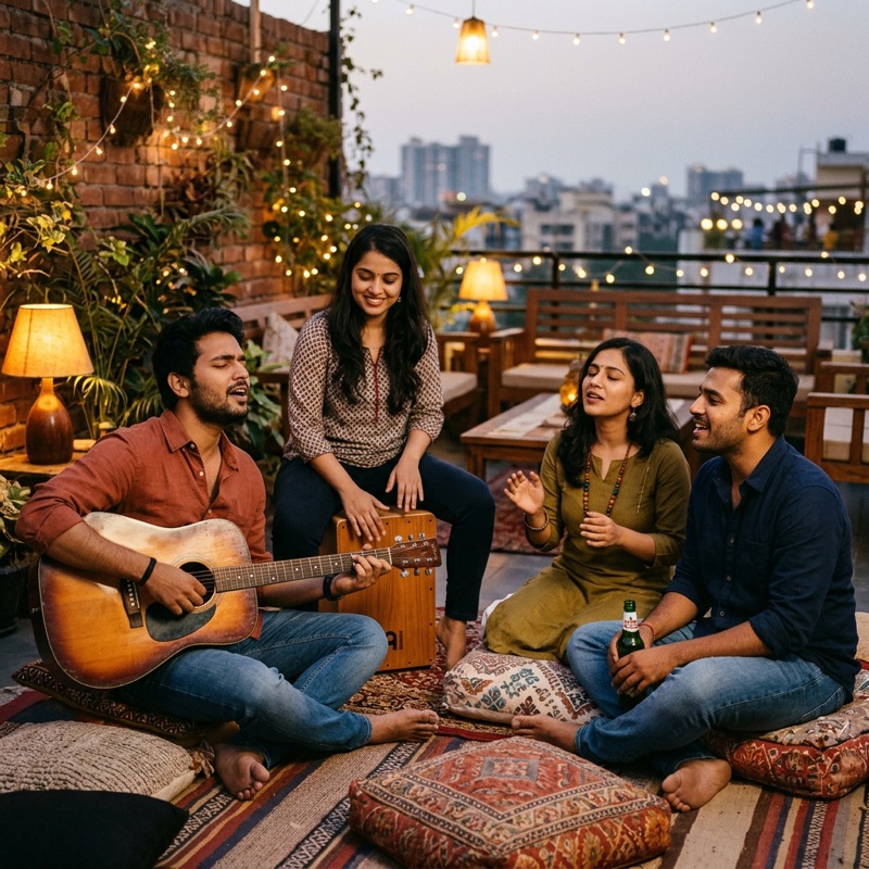 Soulful Sufi live music performance at Glasshouse